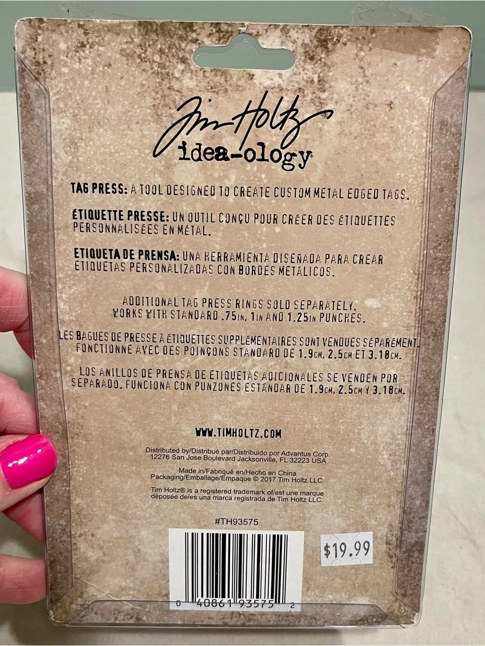 Tim Holtz designs one style